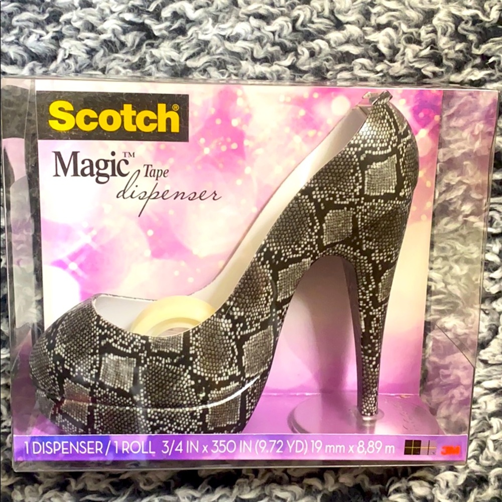 LIMITED EDITION Scotch Tape Dispenser👠 SNAKE SKIN